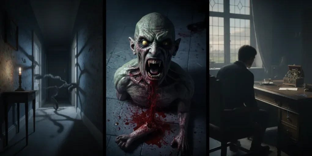 terror, horror e suspense